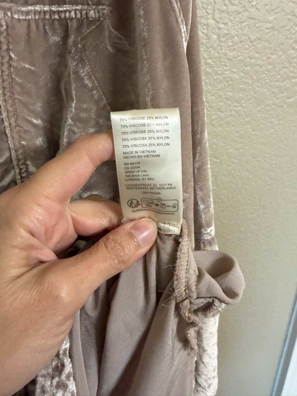 We The Free Shimmery Taupe Velvet Shirt Jacket - Picture 6 of 8